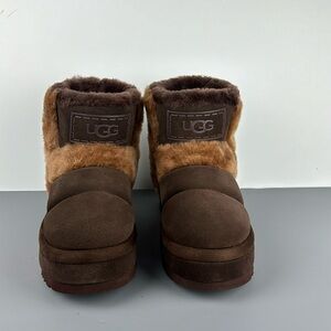 UGG Brown and Tan Winter Boots